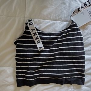 Rib crop tank